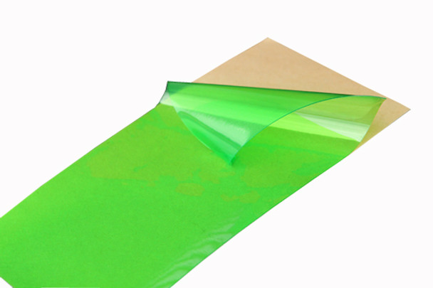 3"x3" Sheet Of Green Protective Film