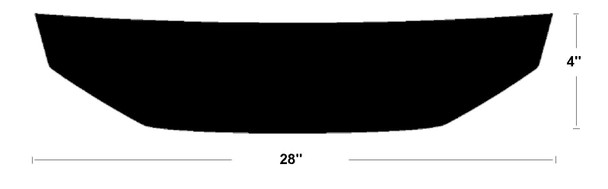 4" x 30" Rear Bumper Guard