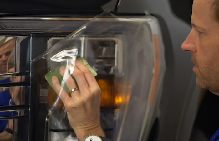 Clear Lamin-x Headlight Installation