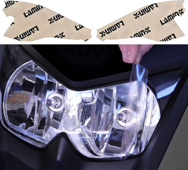 Lamin-x CD006B Blue Headlight Covers For Cadillac SRX (2003-2009) - Protective Film