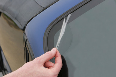 Windshield Protection Film Installation Series : Installing Protection Film  Stock Photo, Picture and Royalty Free Image. Image 65289294.