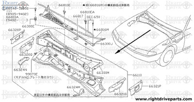 Nissan Skyline R32 Cowl Screen Top Cover Clip Kit – Terra Firma Automotive