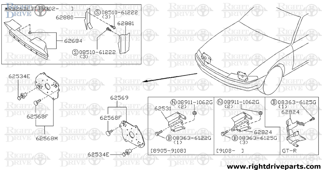 62534E - clip - BNR32 Nissan Skyline GT-R