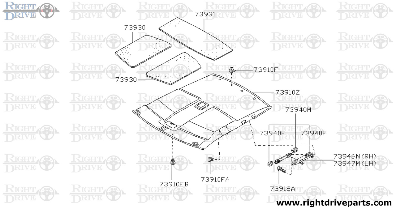 73910FC - clip - BNR32 Nissan Skyline GT-R