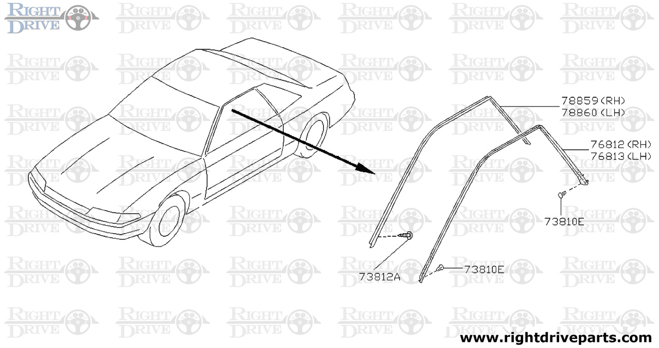 73810E - clip - BNR32 Nissan Skyline GT-R