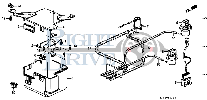 TUBE, 5.3X315 (95005-55001-10M) - #17 - 95005 - Honda Acty HA4