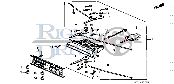 WASHER, LINK - #17 - 91547 - Honda Acty HA4