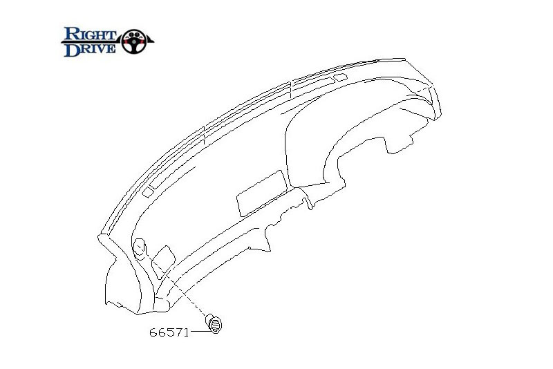 Nissan Skyline R32 Passenger Side Vent (Circle)