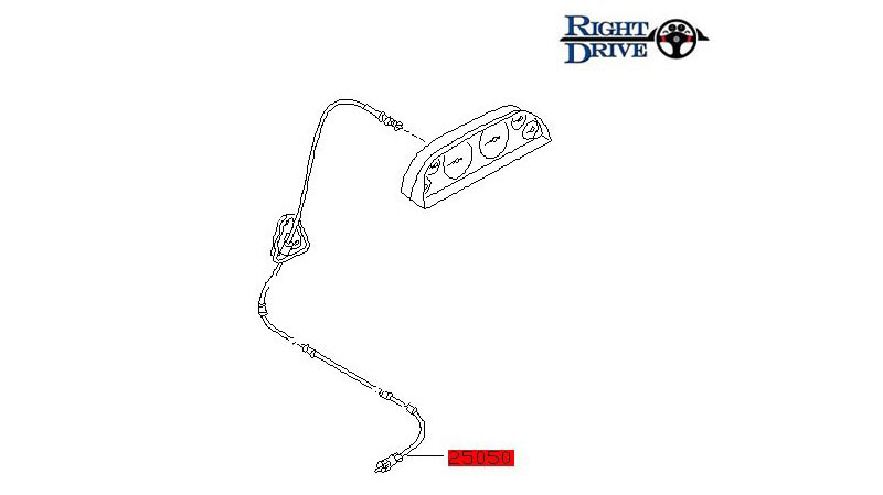 Nissan Skyline HCR32 Speedometer Cable