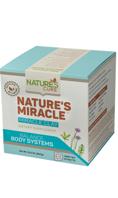 NATURES CURE MIRACLE CLAY POWDER 10.5OZ
