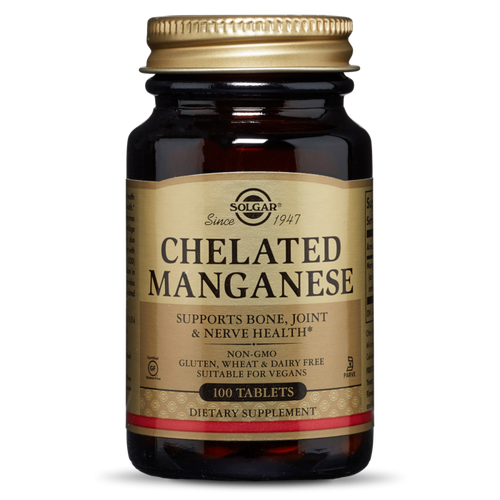 Solgar Chelated Manganese Tablets** - 100