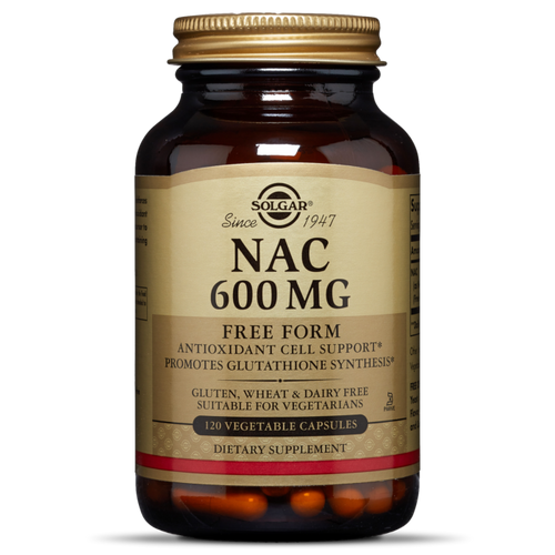 Solgar NAC 600 mg Vegetable Capsules - 120