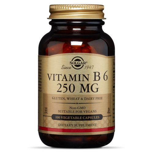 Solgar Vitamin B6 250 mg Vegetable Capsules - 100