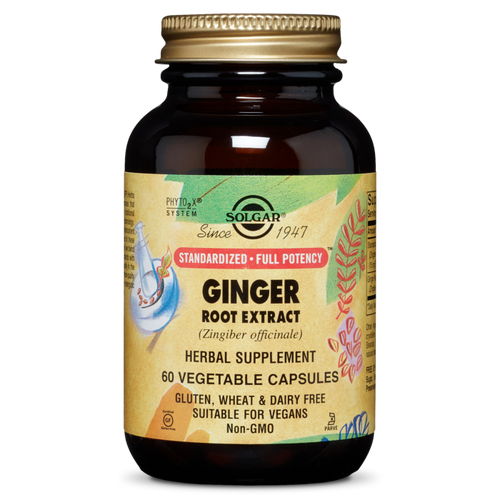 Solgar SFP Ginger Root Extract Vegetable Capsules - 60