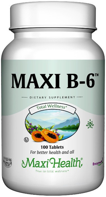 Maxi Health Maxi B-6 - 100 Tabs Maxi Health Maxi B-6 - 100 Tabs