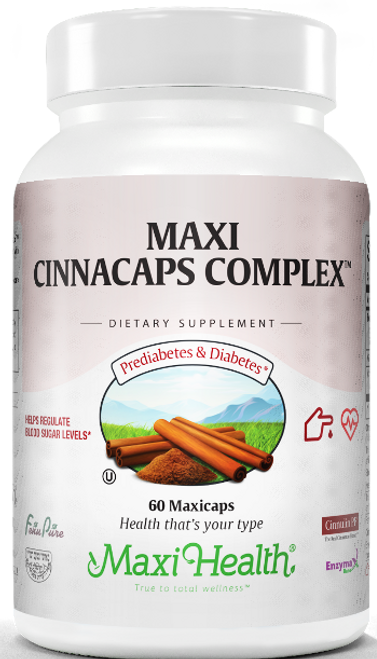 Maxi Health Maxi Cinnacaps Complex - 60 Caps Maxi Health Maxi Cinnacaps Complex - 60 Caps