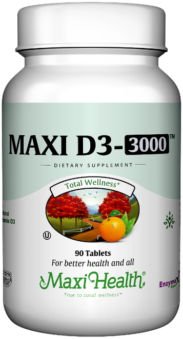Maxi Health Maxi D3 3000 - 180 Tabs Maxi Health Maxi D3 3000 - 180 Tabs