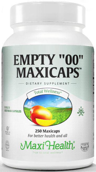 Maxi Health Empty "00" MAXICAPS - 500 Caps Maxi Health Empty "00" MAXICAPS - 500 Caps