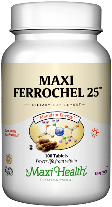 Maxi Health Maxi Ferrochel 25 - 100 Tabs Maxi Health Maxi Ferrochel 25 - 100 Tabs