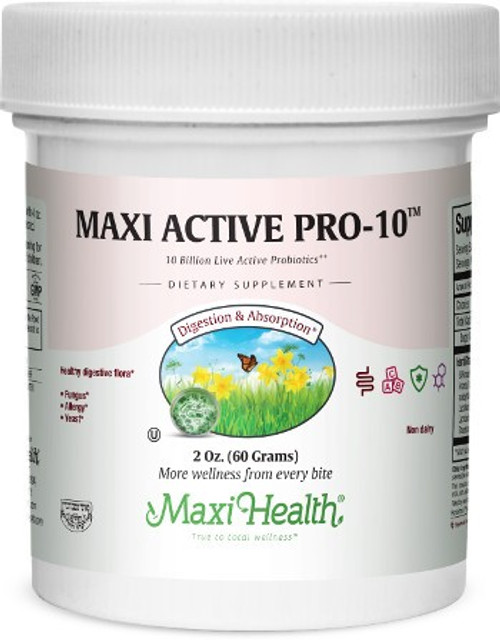 Maxi Health Maxi Active Pro 10 Powder - 60 Grams Maxi Health Maxi Active Pro 10 Powder - 60 Grams