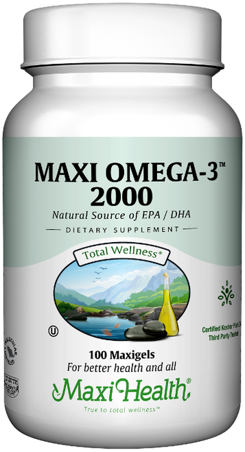 Maxi Health Maxi Omega 3 2000 - 100 Gels Maxi Health Maxi Omega 3 2000 - 100 Gels