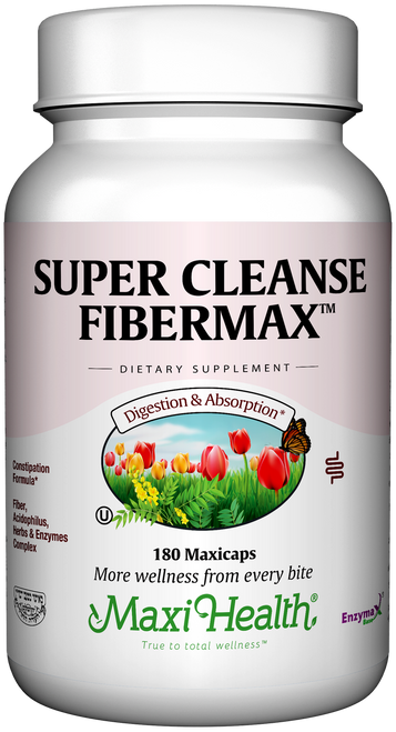 Maxi Health Super Cleanse Fibermax - 180 Caps