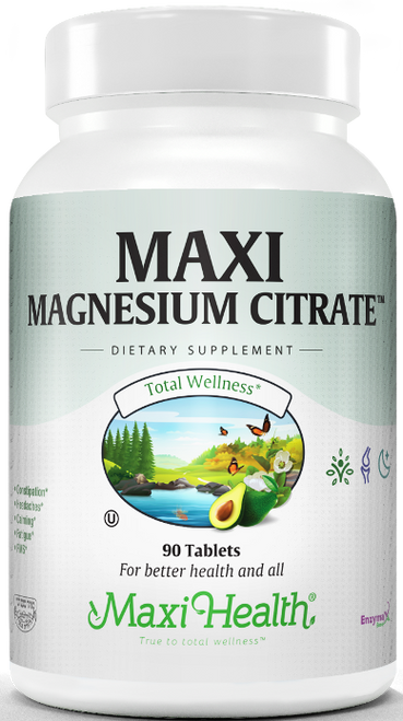 Maxi Health Maxi Magnesium Citrate - 90 Tabs Maxi Health Maxi Magnesium Citrate - 90 Tabs