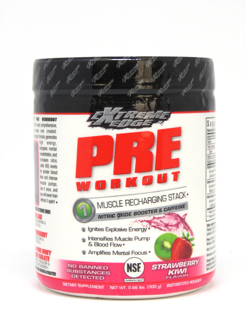 Bluebonnet Extreme Edge® Pre Workout Strawberry Kiwi Flavor - .66 Lbs Powder