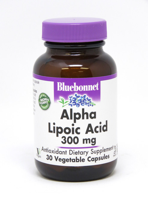 Bluebonnet Alpha Lipoic Acid 300 Mg - 30 Vegetarian Capsules