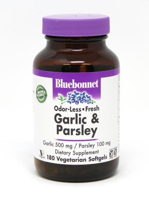 Bluebonnet  Garlic & Parsley 500 Mg - 180 Veg. Softgels