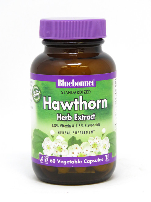 Bluebonnet Hawthorn Herb Extract - 60 Vegetarian Capsules