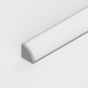 Set of 4 End Caps For Small Corner Channel 16x16mm, Grey