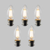 Candle C35 LED Filament Bulb - B22 - 400lm - 2700K Very Warm White - Dimmable - Pack of 5