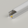 Extra Deep Aluminium Channel 17.1x14.5mm, Silver, 2 Metre Length