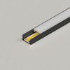 Mini Aluminium Profile 12x7mm, Black, 3 Metre Length