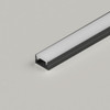 Mini Aluminium Profile 12x7mm, Black, 3 Metre Length