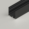 Surface Mounted Channel 3535, Black 2 Metre Length