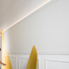 Diagonal High Density Polymer Wall Coving for Ceiling or Skirting