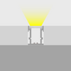 Extra Deep Walkover LED Aluminium Profile 21.3mm x 25.9mm