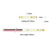 24V Professional SMD Series Micro Width LED Strip Light, 7.2w p/m, 140 LEDs p/m, CRI>90, 2700K, 5 Metre IP67