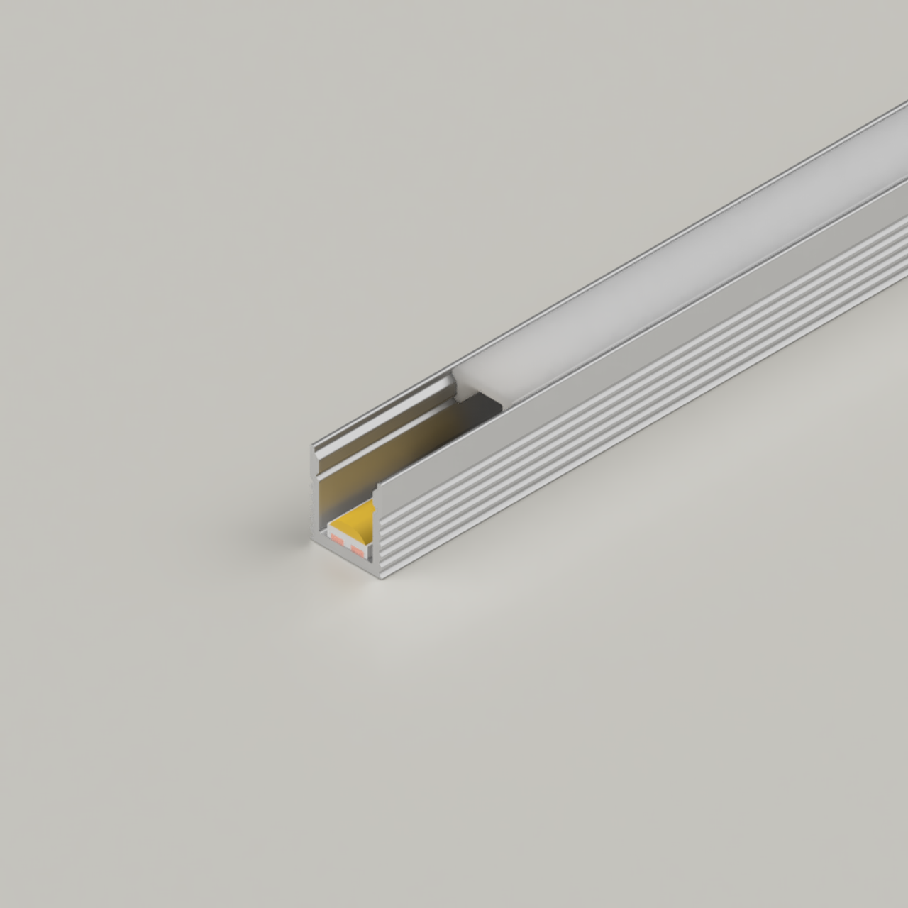 2 Metre Micro 7.8 x 9 LED Aluminium Profile