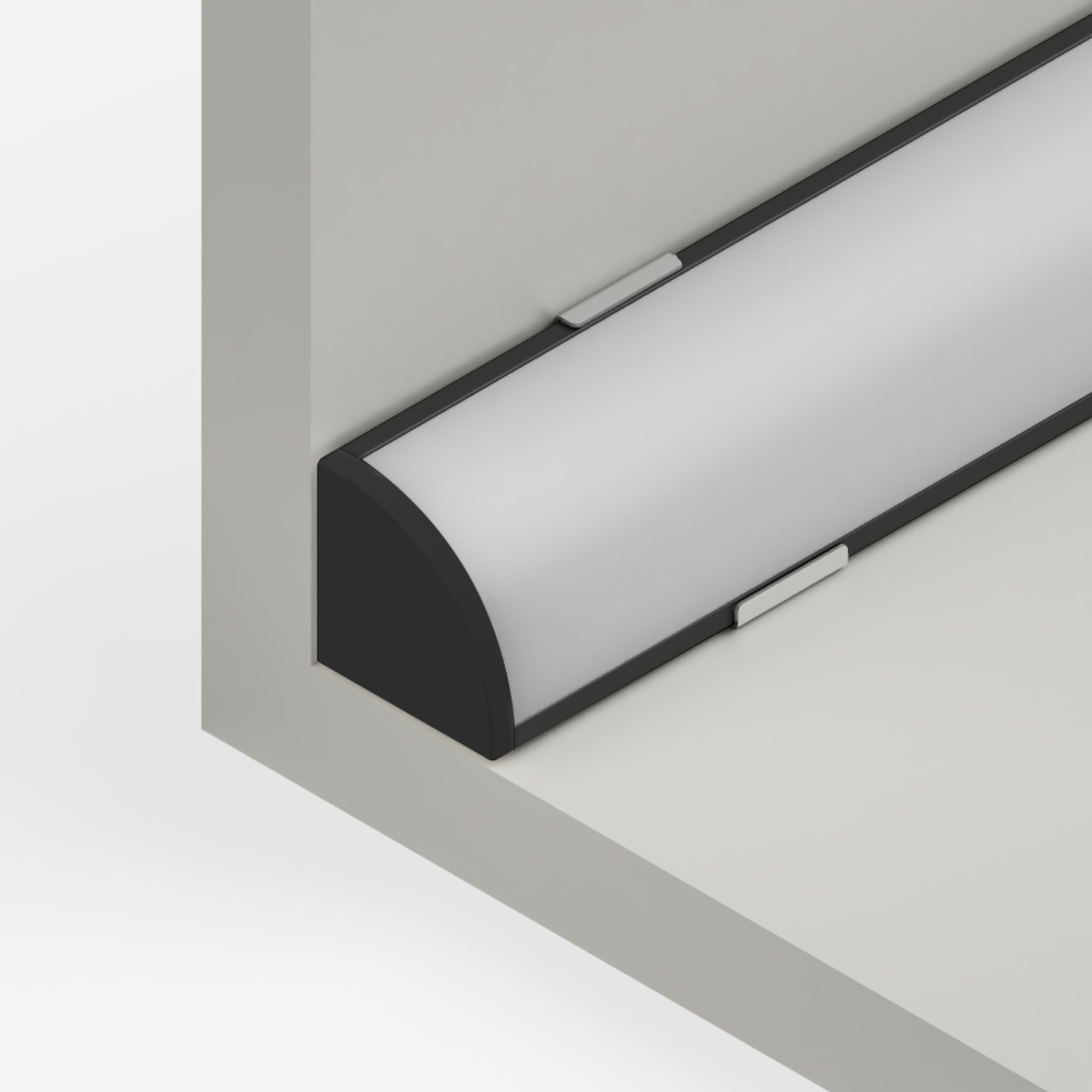 3m 16x16mm Corner Aluminium Profile Kit for up to 10mm Led strips