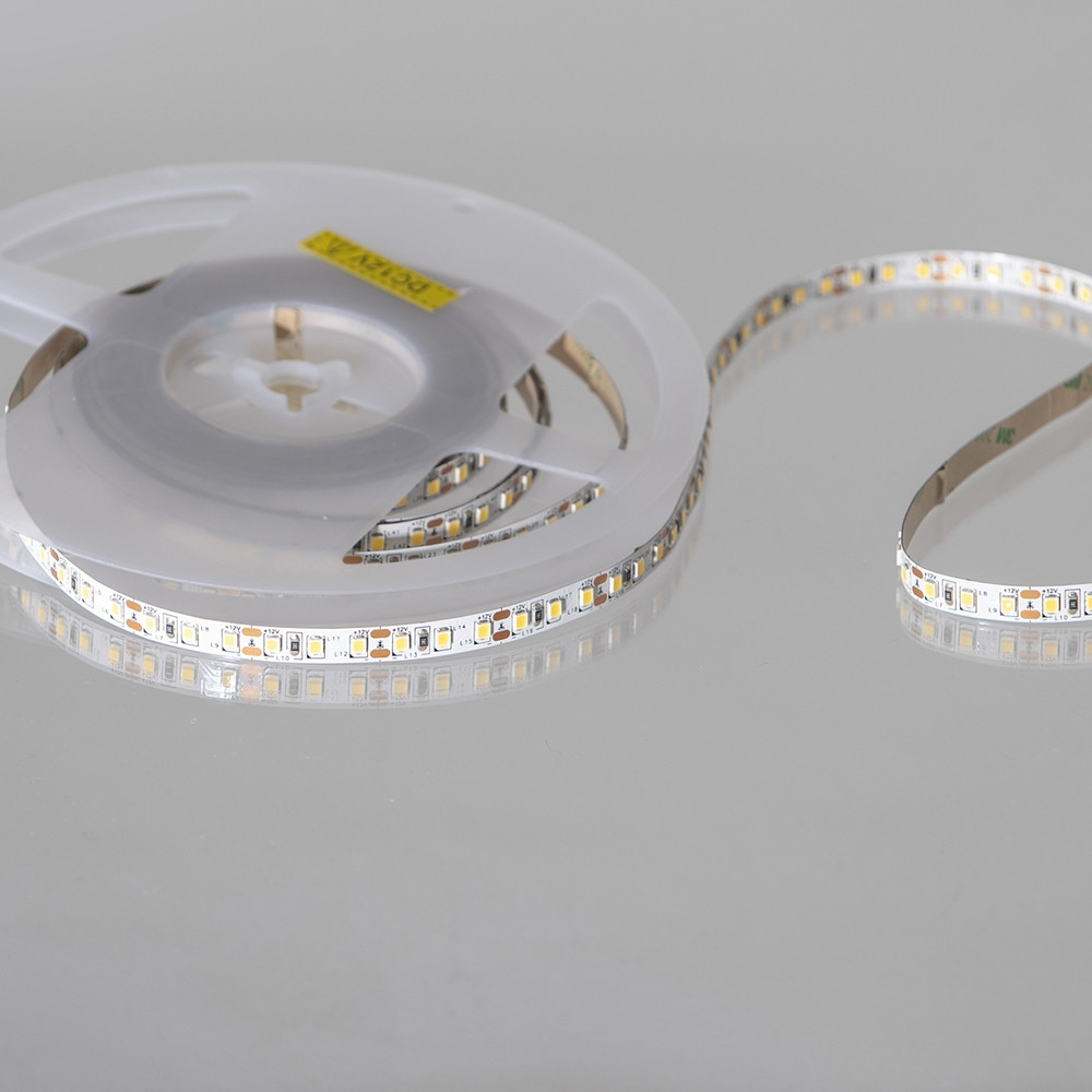 easy to use 12v 120 leds 9 6w p m led tape neutral white 4000k ip20 5m reel