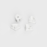 End Caps For Small Corner Channels 16x16mm - White