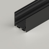 Surface Mounted Channel 3535, Black 2 Metre Length