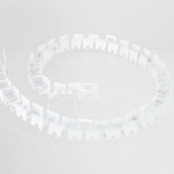 Pack of 2 Moldable Aluminium Channels for Top View 12x17mm Neon Flex, 500mm