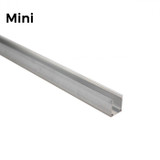 LED Neon Flex Mini Aluminium Track Mounting Bracket - 2 Metre Length