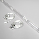 Horizontal Suspension PC Kit for 25mm 360 Bend LED Neon Flex, 2 Metre Length