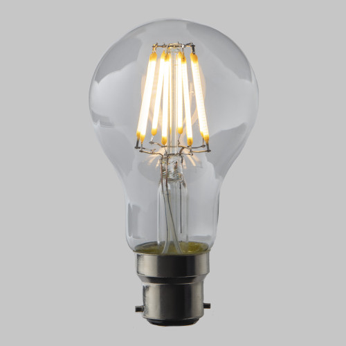 8W GLS LED Filament Bulb B22 EasyDim