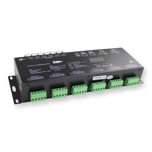24CH RDM DMX512 decoder, RDM, 3 PIN